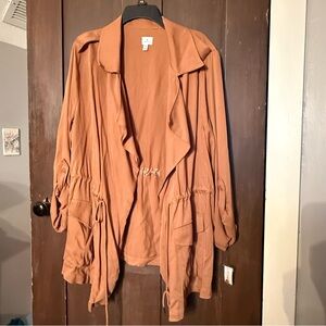 Dress Barn Mustard Cargo Jacket